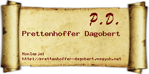 Prettenhoffer Dagobert névjegykártya